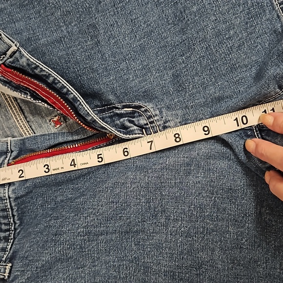 GAP carpenter style faded denim shorts size 6 EUC - Picture 6 of 9